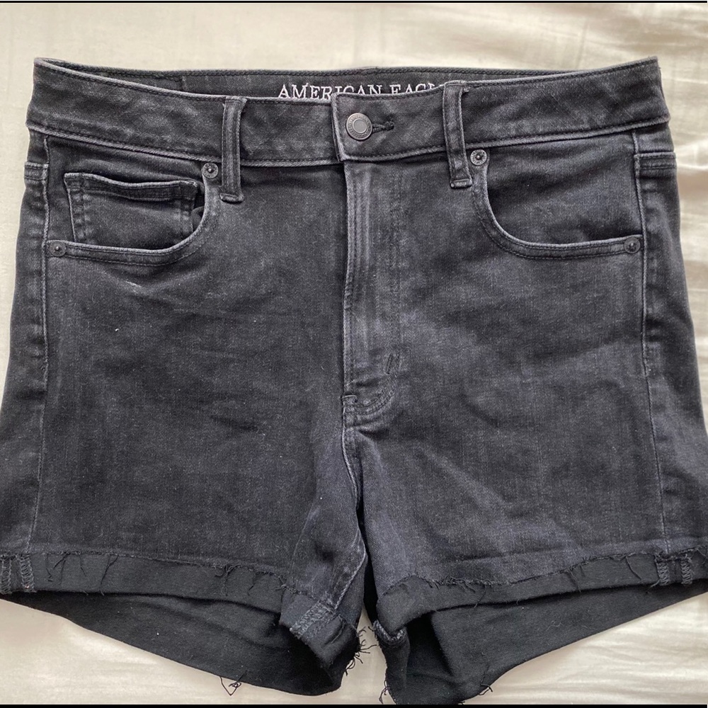 AE black denim shorts (never worn)